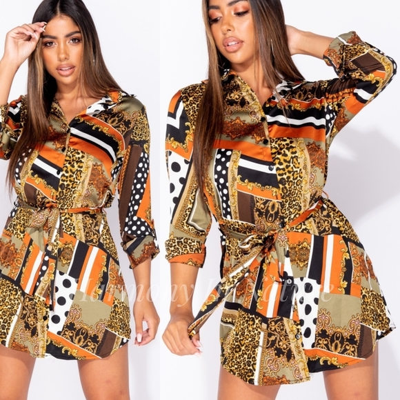 Dresses & Skirts - Abstract Shirt Dress